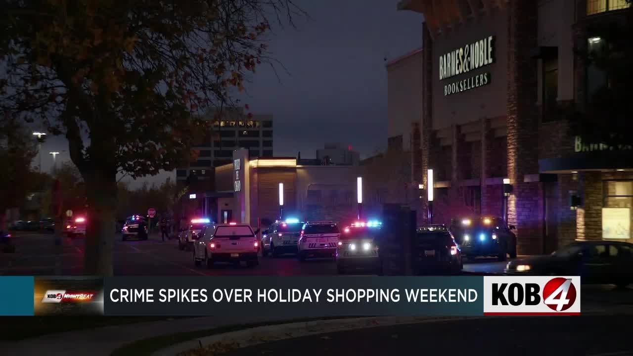 Crime spikes over holiday shopping weekend in Albuquerque