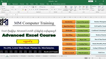 Advanced Excel (Lesson 8)