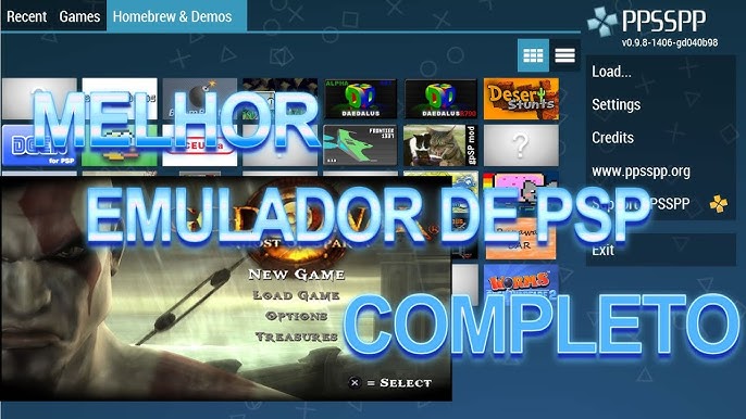 Ppsspp Emulador Android Troca de jogos.