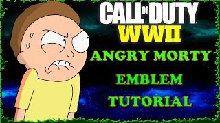 Call of Duty WW2 Angry Morty Emblem Tutorial
