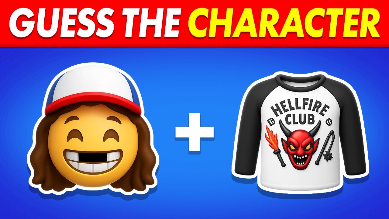 Guess Stranger Things 5 Characters by Emoji 🧇🩸📺 Eleven, Mike, Dustin, Max, Jim Hopper, Vecna