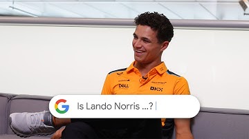 Lando Norris answers Google