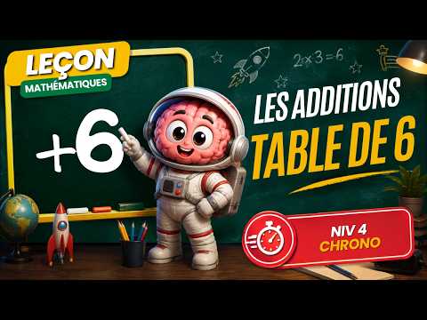 Additions — Additions - Table de 6 | Niveau 4 - Chrono | Mathématiques