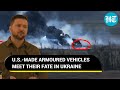 Putin&#39;s Anti-Tank Missiles In &#39;Kill Mode,&#39; Obliterate Two U.S.-made Armoured Vehicles | Watch