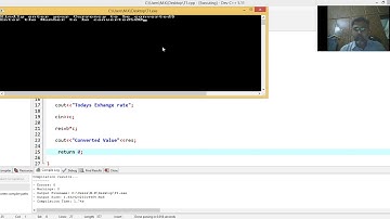 C++ Tutorial Lesson 5 |Currency Exchange  Program with char and double datatypes in DEV C++