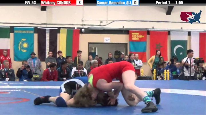 53 KG RR5 - Whitney Conder (USA) vs Samar Ramadan Ali (EGY)