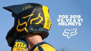 Fox 2019 Motocross Helmet Range 