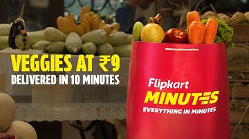 The freshest veggies at just ₹9! Get it on Flipkart Minutes