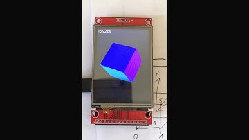 3D Demo for the ESP8266 WiFi Color Display Kit: