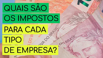 Quais são os principais impostos que a empresa deve pagar?