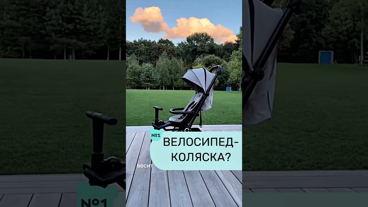 Коляска и велосипед в одном детском транспорте SmarTrike Traveler 🤩