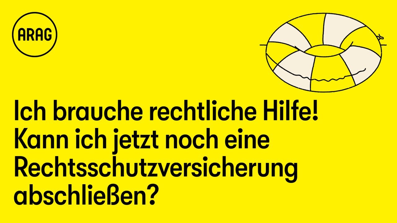 Rechtsschutzversicherung: Kann ich eine Versicherung abschließen, wenn ich sofort Hilfe brauche?