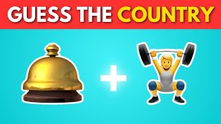 🌍 Guess the Country by Emoji Challenge! Can You Name Them All ? Guess the Quiz Challenge !