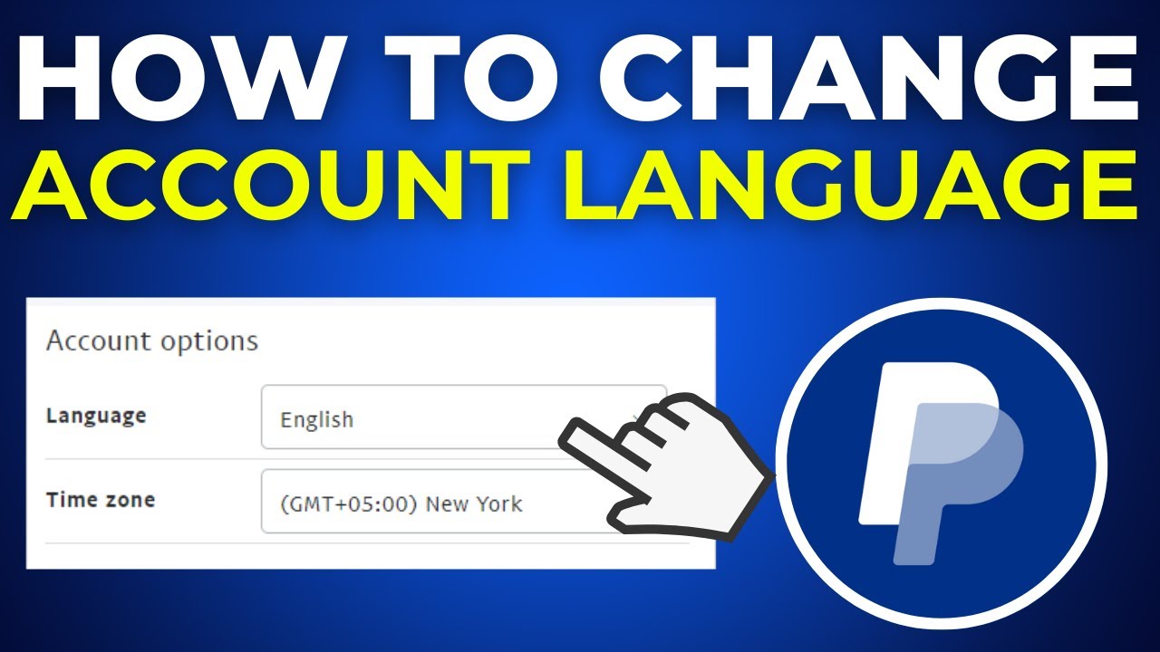 How To Change The Language In Paypal www.youtube.com