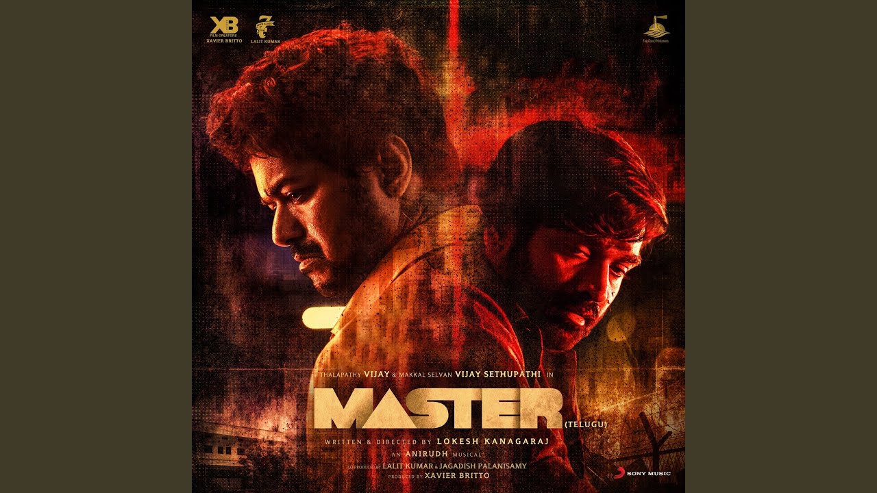 Master  Letha Letha Gundelu Lyric video  Thalapathy Vijay  Anirudh Ravichandra  Lokesh Kangaraj  Lyrics Lyrics