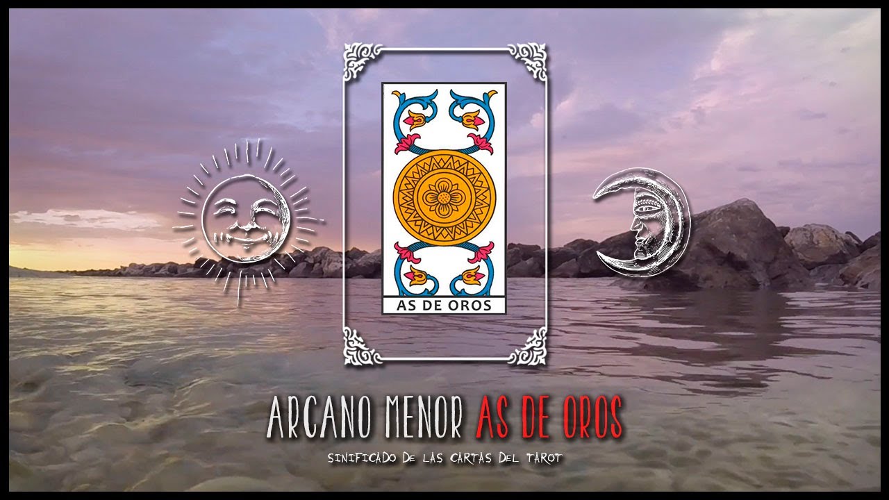 🟥 As de Oros Tarot de Marsella | ¿Que significa el 1 de oros? Aprender