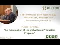 “An Examination of the USDA Hemp Production Program”