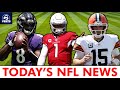 NFL News Today: Lamar Jackson & Kyler Murray Injury Updates, Joe Flacco Starting For Bengals + More