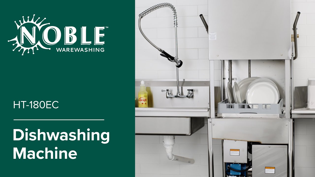 Noble Warewashing Single Cycle Dishwasher (High Temp)