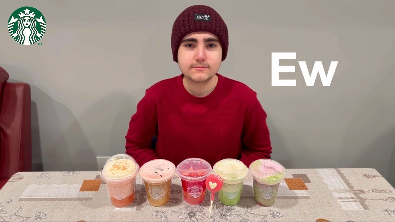 I Tried the NEW Starbucks Valentine’s Day Menu (It’s awful)
