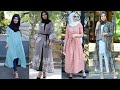 Beautiful Muslim girls modern dress with hijab style//Hijab Dress Collection