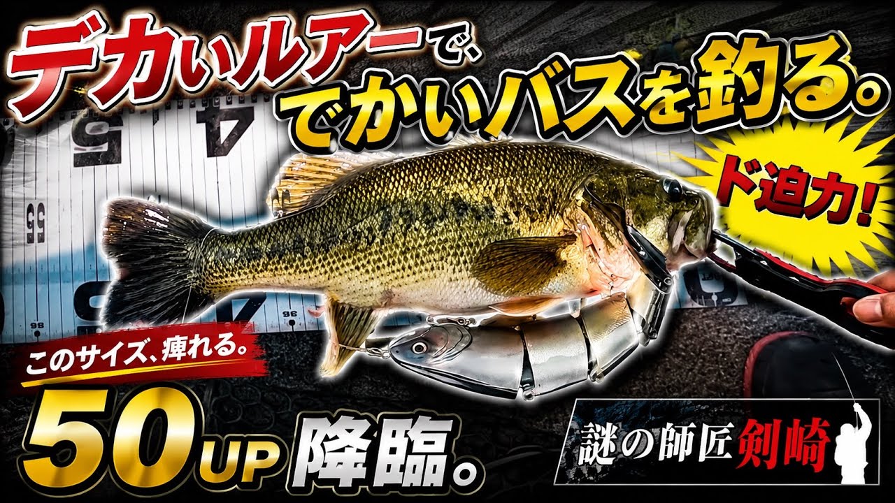 デカいルアーにデカいのが群がってくる