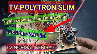 CARA MELUMPUHKAN PROTEK TV POLYTRON SLIM