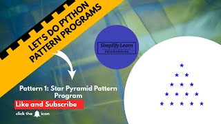 How To Create Star Pyramid Pattern Program (Python Program)