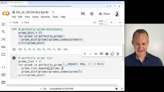 Unit 6: Lesson 4 - Dictionary or List Application | Perfectly Prime