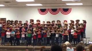 Caleb 1st grade music program