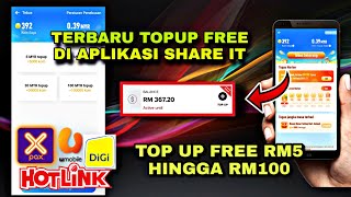 TERBARU !! CARA DAPAT TOP UP FREE RM5 SEHINGGA RM100 | CHECK IN COINS