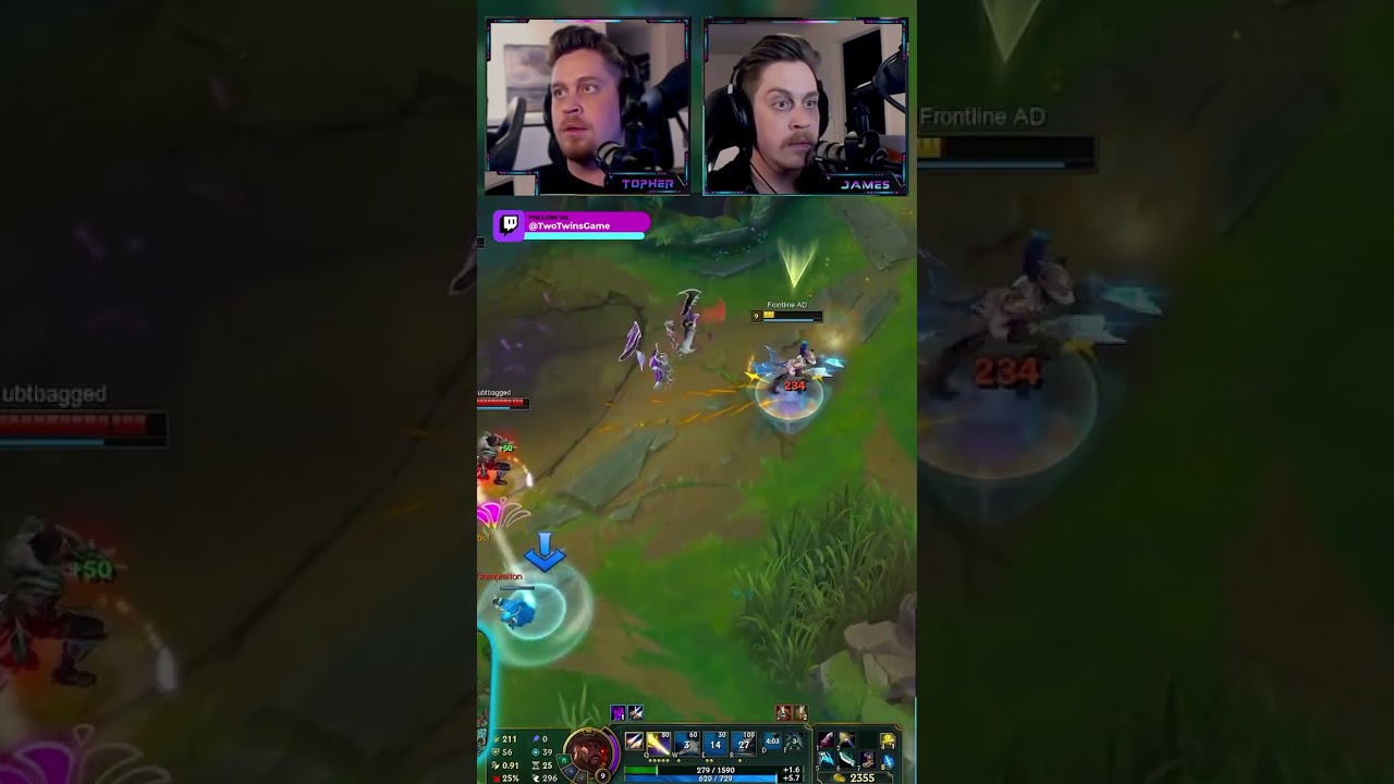 James running from world! 😂🤫 - League of legends