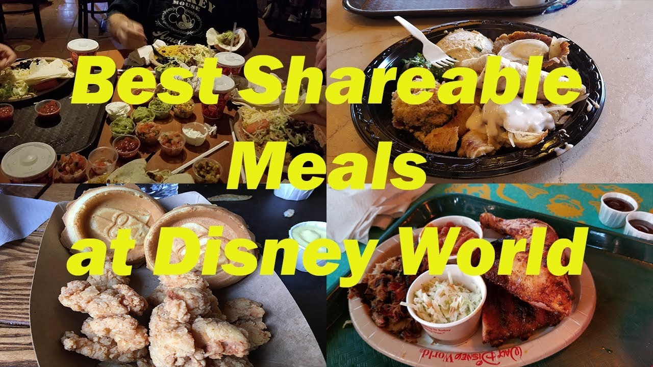 Best Shareable Counter Service Meals at Disney World YouTube