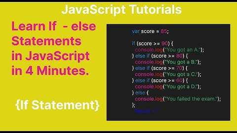 Mastering if-else Statements in JavaScript: Making Smart Decisions in Your Code.