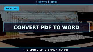 🔥 Convert Pdf to Word (2025) | 60 Sec Guide #Shorts