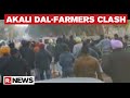Akali Dal Workers Clash With Farmers In Punjab's Faridkot