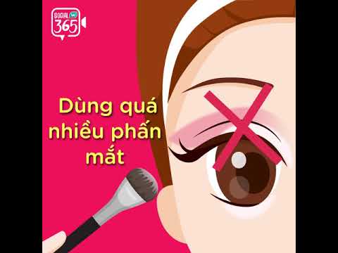 Sai Lầm Khi Dùng Phấn Mắt