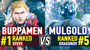 T8 🔥 BUPPAMEN (#1 Ranked Steve) vs MULGOLD (#5 Ranked Dragunov) 🔥 Tekken 8 High Level Gameplay
