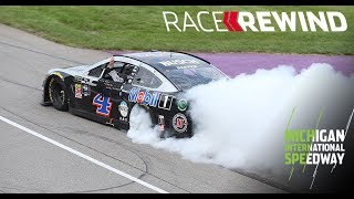 Race Rewind: Harvick captures the flag again in Michigan -- watch highlights in 15 minutes