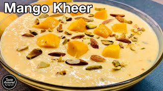 How to Make Creamy Mango Rice Pudding | Indian Mango Dessert