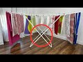 Japanese laundry washing method. Dries twice as fast.