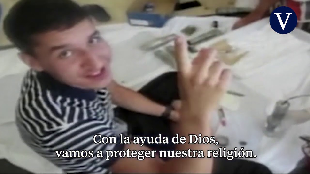 Imágenes inéditas de los terroristas del 17A mientras fabricaban explosivos