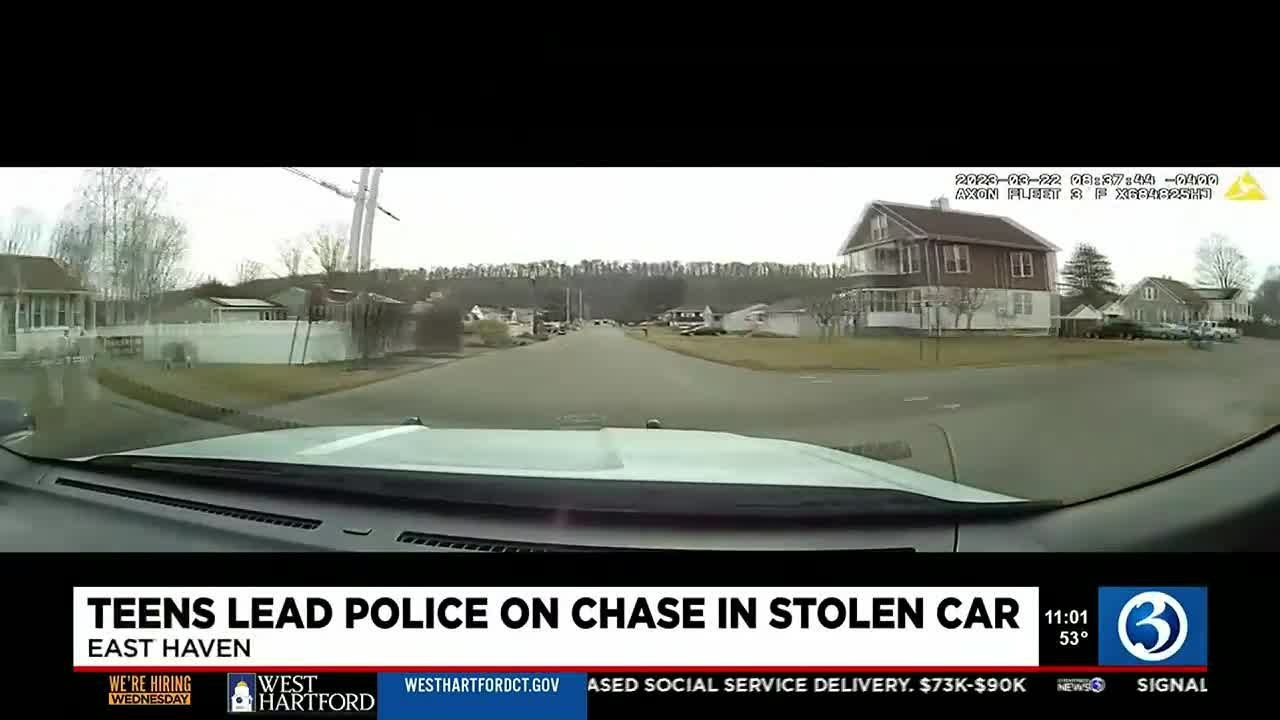 CAUGHT ON CAMERA: Five teens arrested after East Haven police corner ...