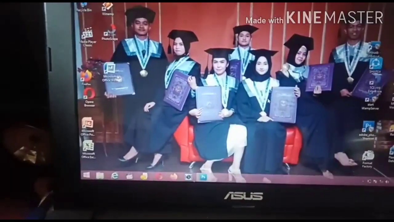 Merubah warna background pas fhoto ,photoshop - YouTube