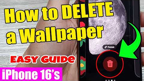 🚫 iPhone 16/16 Pro Max: How to DELETE  a Wallpaper