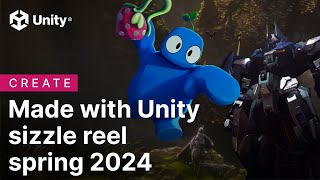 Made With Unity games sizzle reel - Spring 2024 | Unity