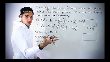Grade 10 Math (Ontario, MPM2D) - Factoring Word Problem with Area of Rectangle