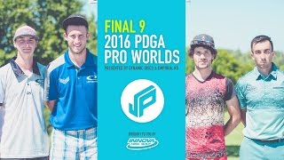 2016 PDGA Pro Worlds Final 9 | Wysocki,McBeth,Locastro,Colglazier