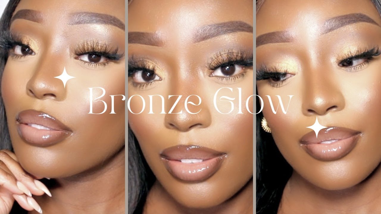BRONZE GLOW, VALENTINES DAY MAKEUP FOR BROWN SKIN