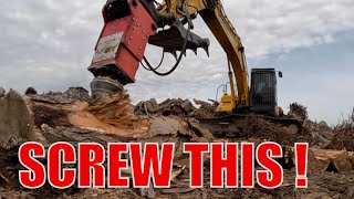 Excavator SPLITS trees! 🌲 POWERFUL hydraulic SCREW !! by Mr. DiGG 22,855 views 2 months ago 35 minutes